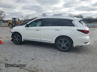 2020 Infiniti QX60 Luxe z VIN 5N1DL0MN9LC523837, wystawiony jako Copart lot #45395415 z przebiegiem 63 386 mil mil oraz Czysty tytuł • Clean title. Historia ofert i sprzedaży dostępna na DreamBid. Obrazek 2.
