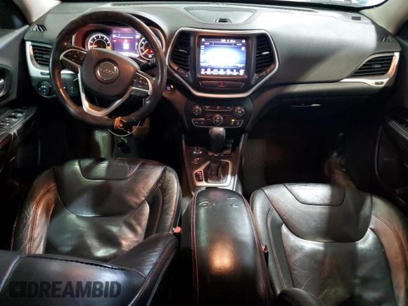 2014 Jeep Cherokee Trailhawk with VIN 1C4PJMBS0EW111606, listed as a Copart auction lot 46680205 with 150,446 mi miles and Clean Title. Bid and sale history available at carsss.com. Image 8.