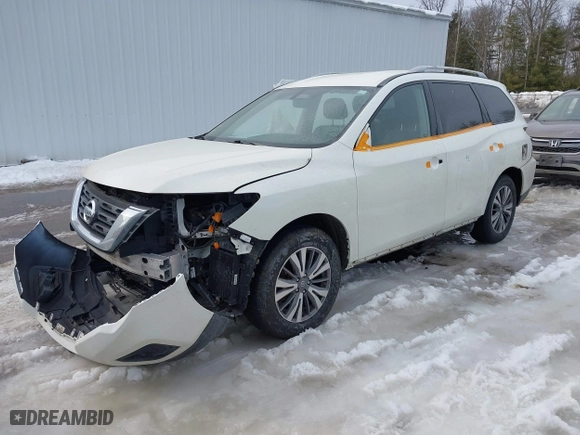 2018 Nissan Pathfinder S with VIN 5N1DR2MM6JC603823, listed as a IAAI auction lot 41656175 with 89,572 mi miles. Bid and sale history available at carsss.com. Image 23.