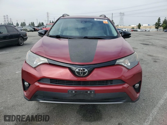 2018 Toyota RAV4 XLE with VIN 2T3WFREV0JW411011, listed as a Copart auction lot 58505825 with 91,787 mi miles and Salvage title. Bid and sale history available at DreamBid. Image 5.