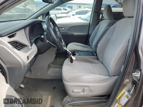 2017 Toyota Sienna LE Auto Access Seat with VIN 5TDKZ3DC9HS783705, listed as a Copart auction lot 57163325 with 165,996 mi miles and Salvage title. Bid and sale history available at DreamBid. Image 7.