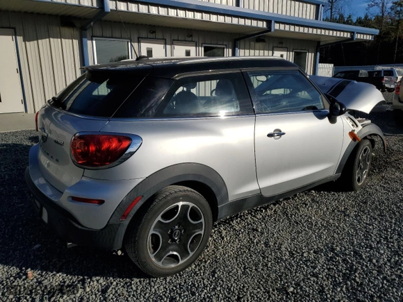 2014 MINI Cooper Paceman with VIN WMWSS1C53EWN94519, listed as a Copart auction lot 80073994 with 0 miles and Salvage Title. Bid and sale history available at carsss.com. Image 3.