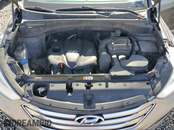 2016 Hyundai Santa Fe z VIN 5XYZTDLB5GG326500, wystawiony jako Copart lot #56409735 z przebiegiem 283 630 mil mil oraz Czysty tytuł • Clean title. Historia ofert i sprzedaży dostępna na DreamBid. Obrazek 11.
