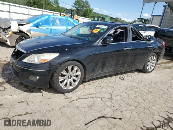2010 Hyundai Genesis with VIN KMHGC4DE8AU108665, listed as a Copart auction lot 56487034 with 191,000 mi miles and Salvage Title. Bid and sale history available at carsss.com. Image 1.