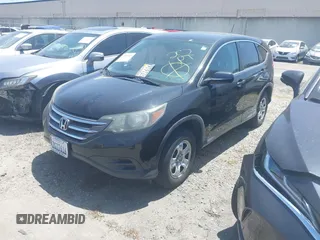 2014 Honda CR-V LX with VIN 2HKRM3H30EH551163, listed as a IAAI auction lot 42109975 with 57,712 mi miles. Bid and sale history available at carsss.com. Image 2.