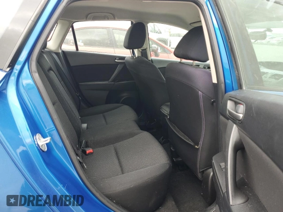 2012 Mazda Mazda3 i Touring with VIN JM1BL1L81C1567887, listed as a Copart auction lot 52646325 with 151,206 mi miles and Salvage Title. Bid and sale history available at carsss.com. Image 10.