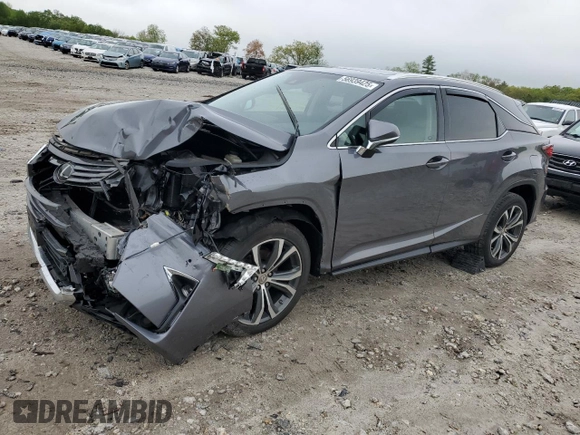 2017 Lexus RX 350 with VIN 2T2BZMCA3HC062628, listed as a Copart auction lot 56939425 with 93,379 mi miles and Salvage title. Bid and sale history available at DreamBid. Image 1.