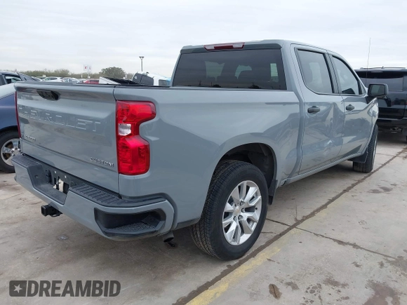 2024 Chevrolet Silverado 1500 Custom with VIN 3GCPABEK9RG265221, listed as a IAAI auction lot 41307224 with 17,146 mi miles and . Bid and sale history available at DreamBid. Image 4.
