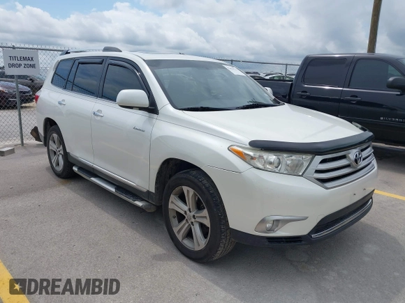 2011 Toyota Highlander Limited with VIN 5TDYK3EH6BS048213, listed as a IAAI auction lot 42454713 with 228,094 mi miles and . Bid and sale history available at DreamBid. Image 1.