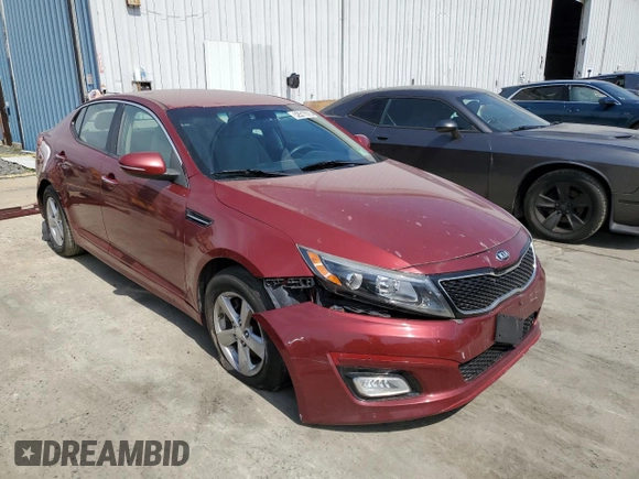 2014 Kia Optima LX with VIN 5XXGM4A75EG266643, listed as a Copart auction lot 52517575 with 109,282 mi miles and Salvage Title. Bid and sale history available at carsss.com. Image 4.