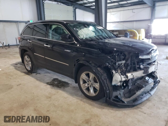 2015 Toyota Highlander Hybrid Limited with VIN 5TDDCRFH2FS008777, listed as a Copart auction lot 43258153 with 99,542 mi miles. Bid and sale history available at carsss.com. Image 4.