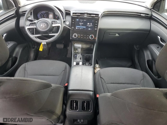 2022 Hyundai Tucson SEL with VIN 5NMJBCAE4NH116741, listed as a Copart auction lot 48181635 with 57,747 mi miles and Salvage Title. Bid and sale history available at carsss.com. Image 8.