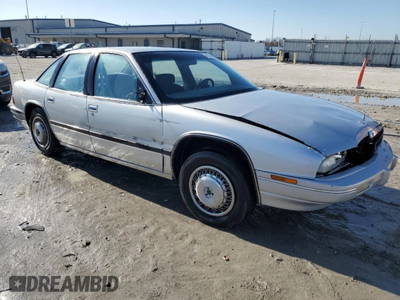 1993 Buick Regal with VIN 2G4WB54TXP1424270, listed as a Copart auction lot 41926734 with 114,102 mi miles and Salvage Title. Bid and sale history available at DreamBid. Image 4.