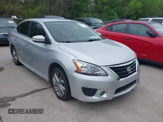 2015 Nissan Sentra SV with VIN 3N1AB7AP8FY293778, listed as a IAAI auction lot 41917141 with 154,388 mi miles and . Bid and sale history available at DreamBid. Image 1.