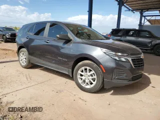 2022 Chevrolet Equinox LS with VIN 2GNAX5EV2N6105162, listed as a Copart auction lot 55537515 with 66,294 mi miles and Salvage title. Bid and sale history available at DreamBid. Image 4.