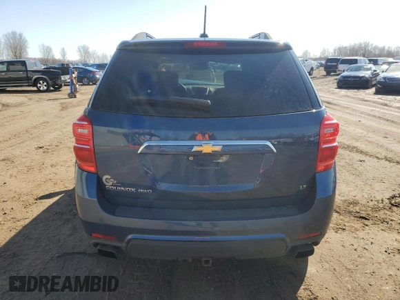2017 Chevrolet Equinox LT with VIN 2GNFLFE30H6120964, listed as a Copart auction lot 52236405 with 76,664 mi miles and Clean Title. Bid and sale history available at carsss.com. Image 6.