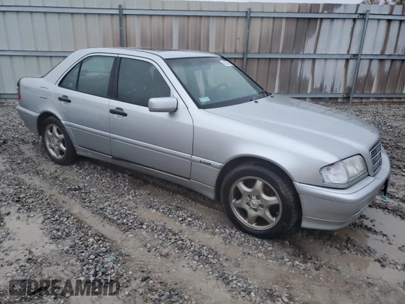 1999 Mercedes-Benz C 230/260/280/320 with VIN WDBHA24G1XA756393, listed as a Copart auction lot 80227694 with 123,520 mi miles and Salvage Title. Bid and sale history available at carsss.com. Image 4.