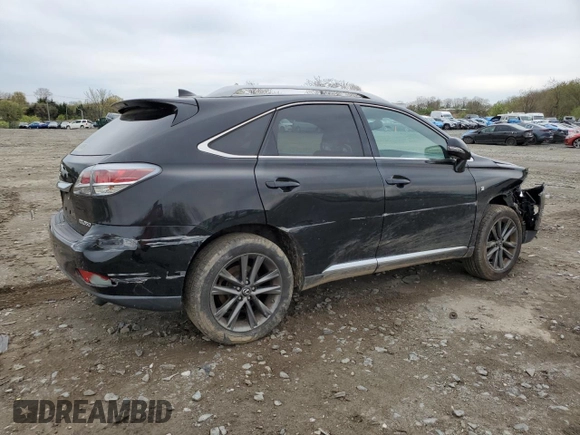 2014 Lexus RX 350 with VIN 2T2BK1BA1EC230752, listed as a Copart auction lot 53041835 with 224,396 mi miles and Salvage Title. Bid and sale history available at DreamBid. Image 3.