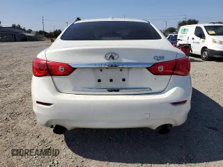 2017 Infiniti Q50 Premium with VIN JN1EV7AP8HM741726, listed as a Copart auction lot 60246915 with 124,696 mi miles and Salvage title. Bid and sale history available at DreamBid. Image 6.