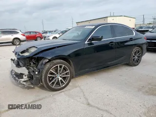2021 BMW 3 Series 330i with VIN 3MW5R1J04M8B63307, listed as a Copart auction lot 54757335 with 51,385 mi miles and Salvage title. Bid and sale history available at DreamBid. Image 1.