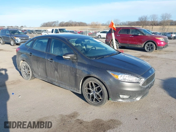 2016 Ford Focus SE with VIN 1FADP3F27GL374188, listed as a IAAI auction lot 41738121 with 125,229 mi miles. Bid and sale history available at carsss.com. Image 1.