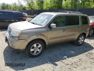 2011 Honda Pilot EX-L with VIN 5FNYF4H74BB104585, listed as a Copart auction lot 54815995 with 169,428 mi miles and Salvage title. Bid and sale history available at DreamBid. Image 1.