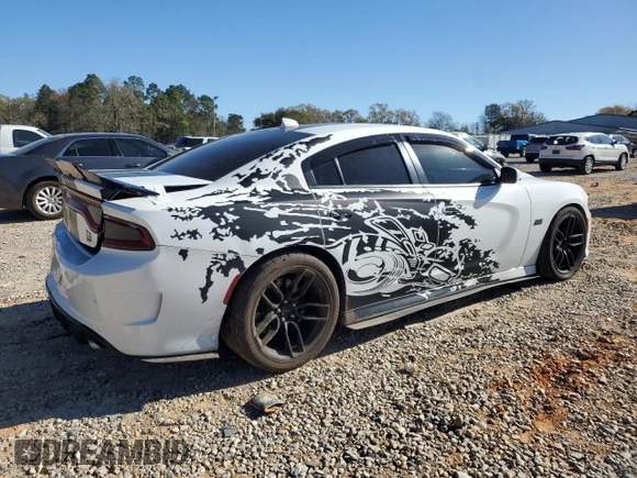 2019 Dodge Charger Scat Pack with VIN 2C3CDXGJ6KH692406, listed as a Copart auction lot 49315205 with 68,091 mi miles and Salvage Title. Bid and sale history available at DreamBid. Image 3.