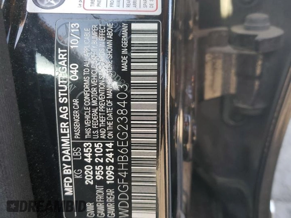 2014 Mercedes-Benz C-Class C 250 Sport with VIN WDDGF4HB6EG238403, listed as a Copart auction lot 53004475 with 158,698 mi miles and Clean Title. Bid and sale history available at carsss.com. Image 12.