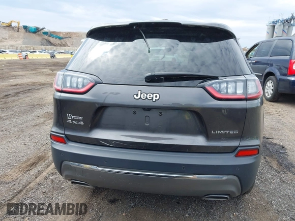 2019 Jeep Cherokee Limited with VIN 1C4PJMDX6KD156310, listed as a IAAI auction lot 41982999 with 52,000 mi miles. Bid and sale history available at carsss.com. Image 16.