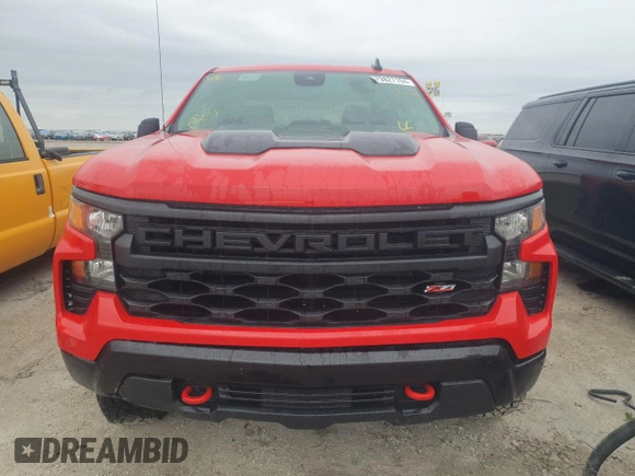 2024 Chevrolet Silverado 1500 Custom Trail Boss with VIN 3GCUDCEDXRG343846, listed as a Copart auction lot 79827194 with 2,163 mi miles and Non Repairable. Bid and sale history available at carsss.com. Image 5.