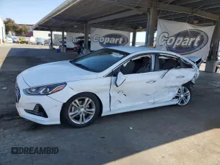 2018 Hyundai Sonata SEL z VIN 5NPE34AF8JH601619, wystawiony jako Copart lot #59435255 z przebiegiem 103 627 mil mil oraz Szkoda całkowita • Salvage title. Historia ofert i sprzedaży dostępna na DreamBid. Obrazek 1.