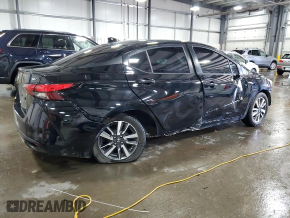 2021 Nissan Versa SV with VIN 3N1CN8EV4ML840571, listed as a Copart auction lot 52743805 with 101,509 mi miles and Salvage title. Bid and sale history available at DreamBid. Image 3.