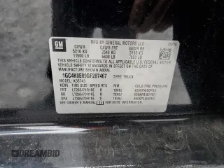 2016 Chevrolet Silverado 3500HD LTZ with VIN 1GC4K0E89GF287467, listed as a Copart auction lot 79270264 with 147,184 mi miles and Salvage Title. Bid and sale history available at carsss.com. Image 12.