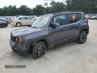 2017 Jeep Renegade Trailhawk с VIN ZACCJBCB3HPG10466, выставлен на аукционе Copart как лот 62888445 с пробегом Не указан миль и Списание • Salvage title. История ставок и продаж доступна на DreamBid. Изображение 1.