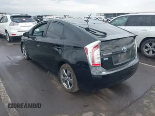 2013 Toyota Prius One with VIN JTDKN3DU4D5617063, listed as a IAAI auction lot 41461279 with 247,219 mi miles. Bid and sale history available at carsss.com. Image 3.