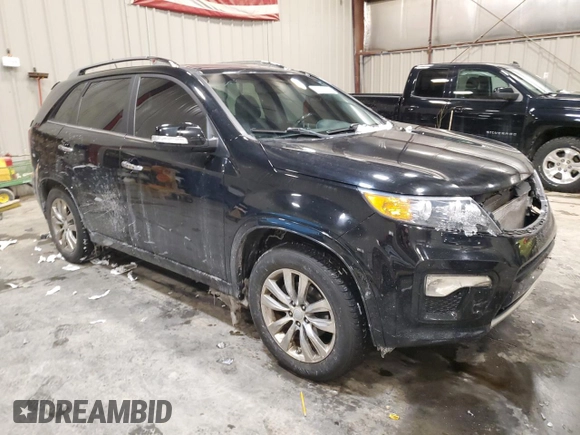 2012 Kia Sorento SX with VIN 5XYKW4A28CG244346, listed as a Copart auction lot 45053495 with 167,164 mi miles and Clean Title. Bid and sale history available at carsss.com. Image 4.