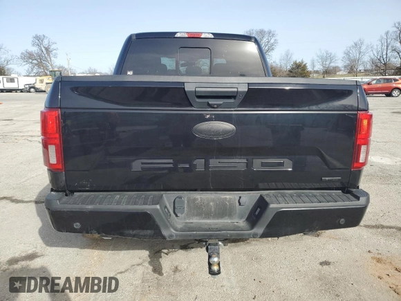 2019 Ford F-150 XL with VIN 1FTEW1E49KKE05612, listed as a Copart auction lot 47360315 with 121,748 mi miles and Salvage Title. Bid and sale history available at carsss.com. Image 6.