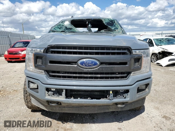 2020 Ford F-150 XL with VIN 1FTFW1E49LKD85092, listed as a Copart auction lot 50494154 with 0 mi miles and Salvage Title. Bid and sale history available at carsss.com. Image 5.