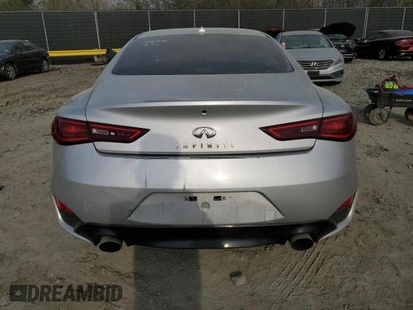 2017 Infiniti Q60 Premium with VIN JN1CV7EL6HM320375, listed as a Copart auction lot 50119904 with 70,620 mi miles and Salvage title. Bid and sale history available at DreamBid. Image 6.