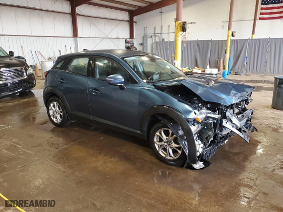 2020 Mazda CX-3 Sport with VIN JM1DKFB77L1469383, listed as a Copart auction lot 51670415 with 59,776 mi miles and Salvage Title. Bid and sale history available at carsss.com. Image 4.