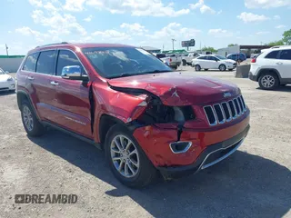 2014 Jeep Grand Cherokee Limited z VIN 1C4RJFBG9EC259559, wystawiony jako IAAI lot #42092434 z przebiegiem 139 489 mil mil oraz . Historia ofert i sprzedaży dostępna na DreamBid. Obrazek 1.