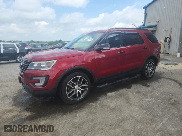 2017 Ford Explorer Sport z VIN 1FM5K8GT6HGD16306, wystawiony jako Copart lot #62382925 z przebiegiem 134 199 mil mil oraz Szkoda całkowita • Salvage title. Historia ofert i sprzedaży dostępna na DreamBid. Obrazek 1.
