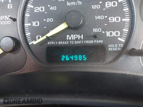 2001 Chevrolet Silverado 1500 LS with VIN 2GCEK19T211269500, listed as a IAAI auction lot 41738831 with 264,985 mi miles. Bid and sale history available at carsss.com. Image 14.