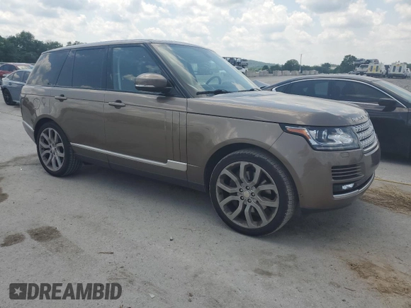 2014 Land Rover Range Rover Supercharged with VIN SALGS2TF7EA162268, listed as a Copart auction lot 57356915 with 101,164 mi miles and Salvage title. Bid and sale history available at DreamBid. Image 4.