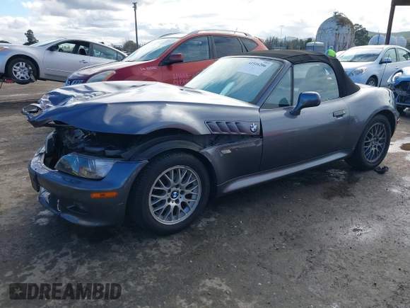 2000 BMW Z3 2.8 with VIN 4USCH3344YLF71259, listed as a IAAI auction lot 41516206 with 95,988 mi miles and . Bid and sale history available at DreamBid. Image 2.