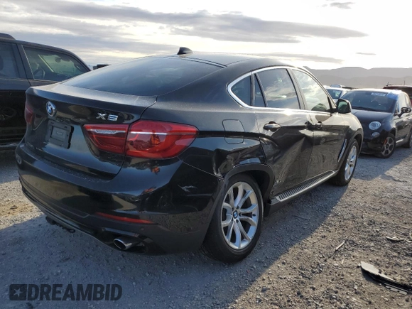 2015 BMW X6 xDrive35i with VIN 5UXKU2C58F0N77348, listed as a Copart auction lot 50579803 with 93,061 mi miles. Bid and sale history available at carsss.com. Image 3.