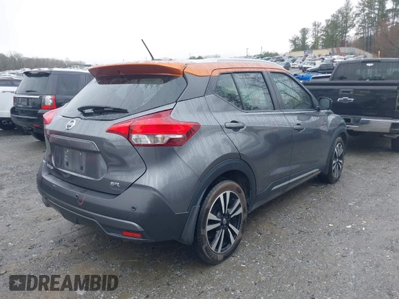 2020 Nissan Kicks SR with VIN 3N1CP5DV8LL559348, listed as a IAAI auction lot 41574349 with 94,979 mi miles and . Bid and sale history available at carsss.com. Image 4.