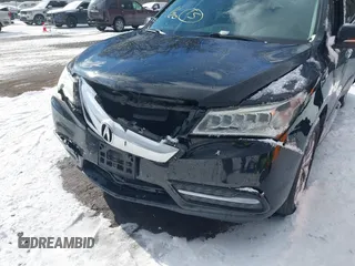 2014 Acura MDX Tech Pkg with VIN 5FRYD4H49EB010409, listed as a IAAI auction lot 41344123 with 118,066 mi miles. Bid and sale history available at carsss.com. Image 6.