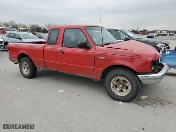 1995 Ford Ranger Splash with VIN 1FTCR14X1SPA87899, listed as a Copart auction lot 82707014 with 210,593 mi miles and Salvage Title. Bid and sale history available at carsss.com. Image 4.