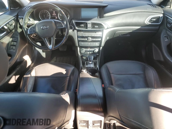 2017 Infiniti QX30 Sport with VIN SJKCH5CP4HA029323, listed as a Copart auction lot 88133715 with 109,972 mi miles and Salvage title. Bid and sale history available at DreamBid. Image 8.